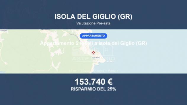 Immobile in asta di 43 m² in vendita a Isola del Giglio