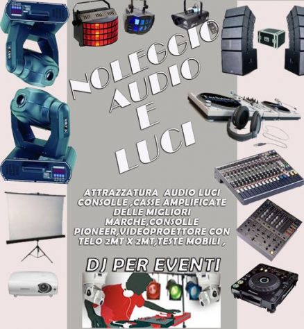Noleggio Audio e Luci Professionale per Eventi e Cerimonie - Prezzi Imbattibili!