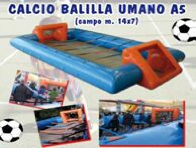 NOLEGGIO GONFIABILE CALCIO BALILLA UMANO - Foto 2