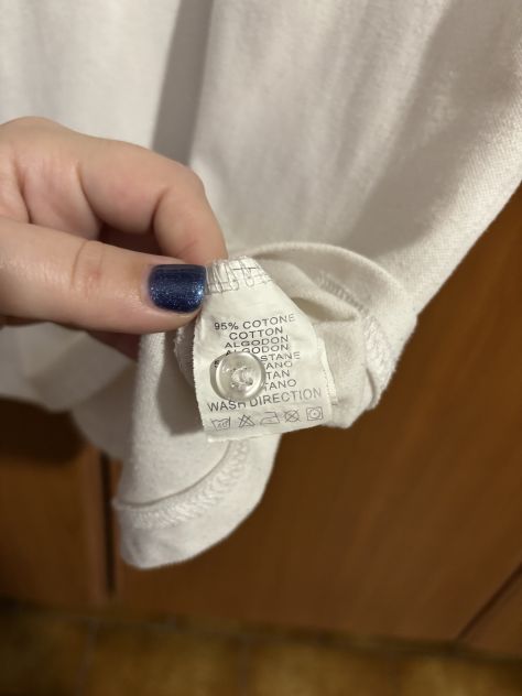 MAGLIETTA POLO IN OTTIME CONDIZIONI DA DONNA IN COTONE FIRMATA ORIGINALE MONCLER - Foto 9