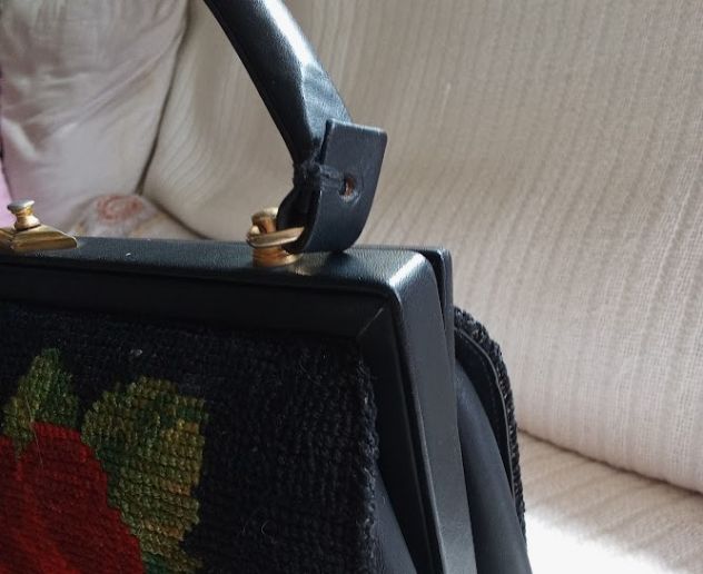 Borsa vintage originale petit-point - Foto 5
