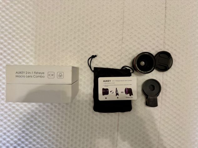 AUKEY 2-in-1 Fisheye Macro Lens Combo PL-F1 – Completo - Foto 3