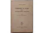 Compendio di storia della Letteratura Italiana Vol.I Natalino Sapegno La Nuova,