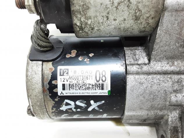 MOTORINO D' AVVIAMENTO MITSUBISHI ASX 1° Serie M00T31671 4A92 Benzina 1600 (10) - Foto 2
