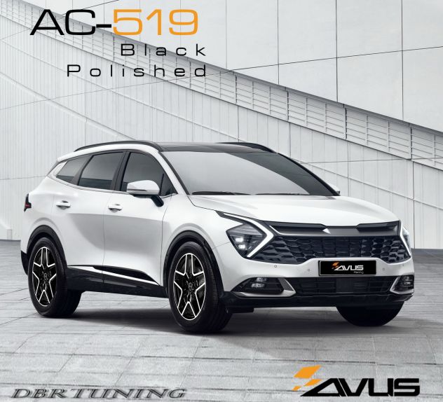 Cerchi lega 18 AVUS AC-519 Black Polish JEEP FORD FIAT ALFA - Foto 7