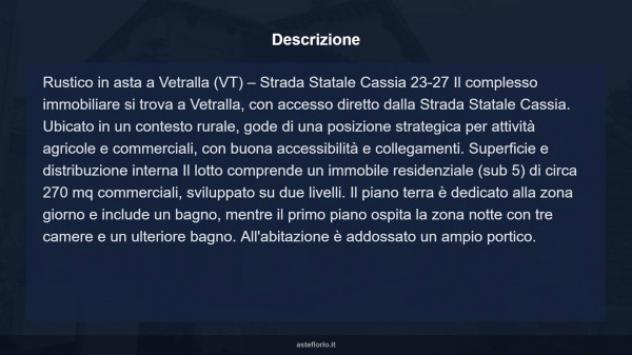 Immobile in asta di 270 m² con più di 5 locali in vendita a Vetralla - Foto 10