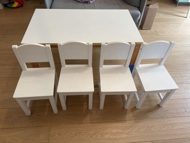 tavolo e 4 sedie per bambini (IKEA Sundvik) - Foto 2