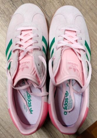 Adidas Gazelle rosa e verdi taglia 40 nuove - Foto 3