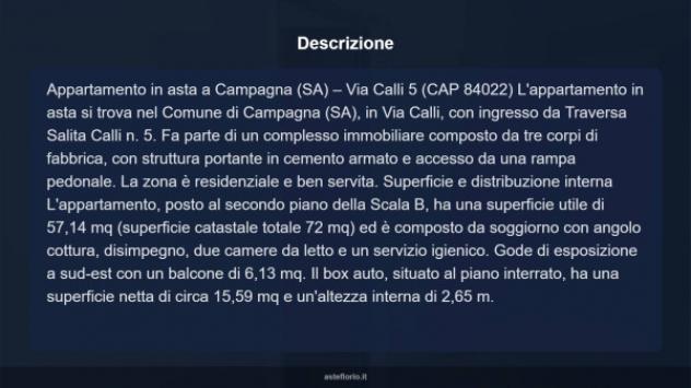 Immobile in asta di 72 m², box auto in vendita a Campagna - Foto 18