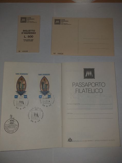 LIBRETTO FILATELICO SAN MARINO 1977