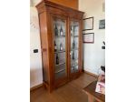 Vetrina in legno massello 130x215x41