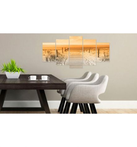 Quadro Spiaggia 100x50 E 200x100 - Beige - ARREDALACASA - Foto 2