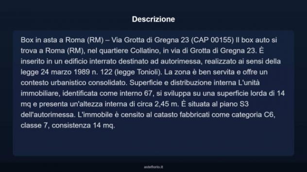 Immobile in asta di 14 m² in vendita a Roma - Foto 4