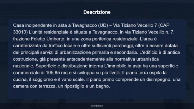 Immobile in asta di 105 m² con più di 5 locali in vendita a Tavagnacco - Foto 14