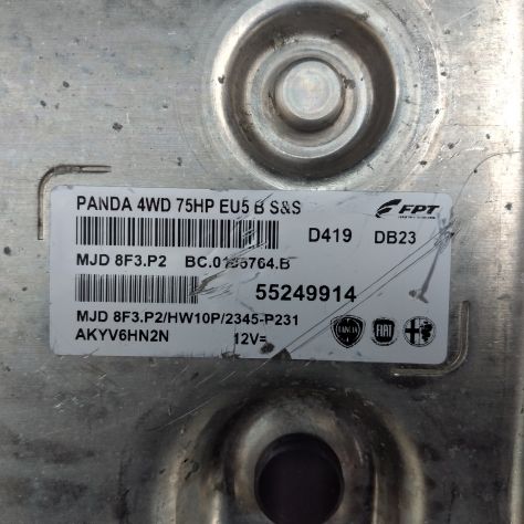 CENTRALINA MOTORE FIAT PANDA 1.3 MAGNETI MARELLI MJD 8F3.P2 55249914 - Foto 4