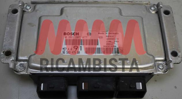 0261207477 9650347980 Peugeot 206 1.6 centralina motore Bosch