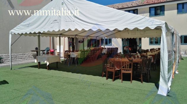 GAZEBO5 X 12 X 2,2/3,1 MT. LA DUE20 LINA PROFESSIONALE - Foto 5