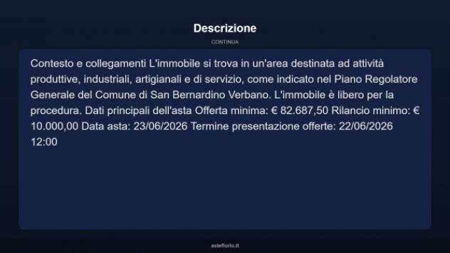 Immobile in asta di 266 m² in vendita a San Bernardino Verbano - Foto 4