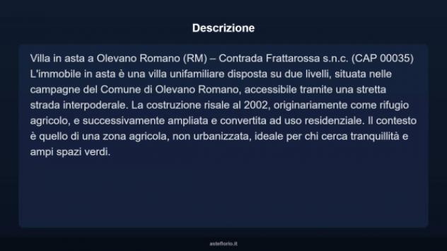 Immobile in asta di 3150 m², box auto in vendita a Olevano Romano - Foto 17