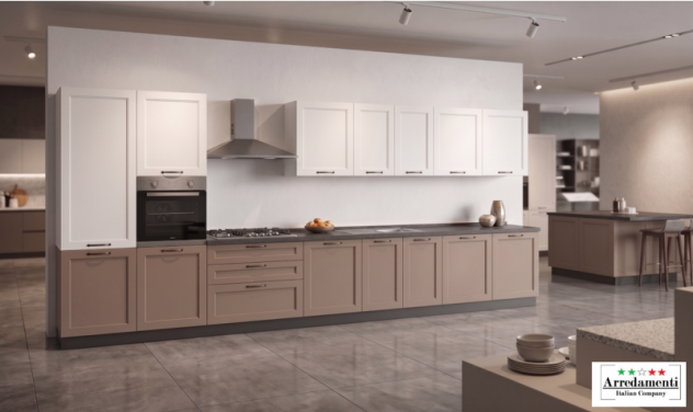 CUCINA LINEARE NUOVA MODERNA SU MISURA COMPLETA DI ELETTRODOMESTICI CUCINE