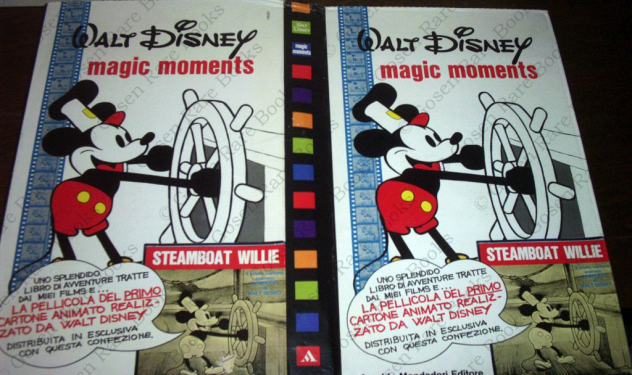 MAGIC MOMENTS - STEAMBOAT WILLIE - Primo cartone animato COMPLETO di WALT DIS