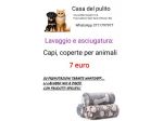 Lavaggio coperte , capi per animali