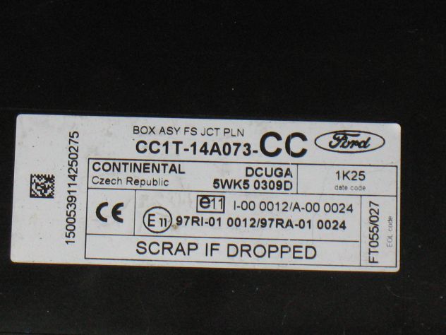CC1T14A073CC BODY COMPUTER BCM BSI FORD TRANSIT DCUGA CC1T-14A073-CC 5WK50309D - Foto 2