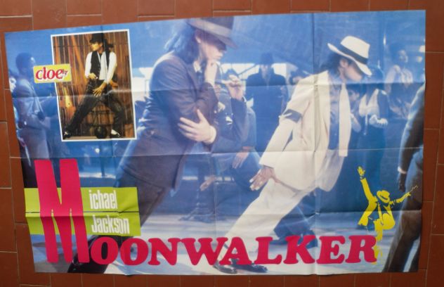 MANIFESTO POSTER DI MICHEL JACKSON E EUROPE - MISURE CM. 85X55 -