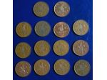 Lotto 322 - inghilterra 2 two pence 14 monete vedi foto e descrizione