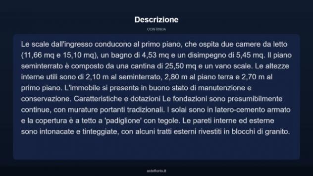 Immobile in asta di 218 m² con più di 5 locali e box auto in vendita a Buddusò - Foto 4