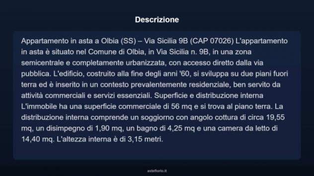 Immobile in asta di 56 m² in vendita a Olbia - Foto 10