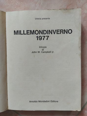 URANIA - LA TRILOGIA COMPLETA DI JOHN W. CAMPBELL JR. - Foto 2