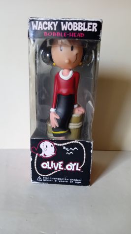 Olivia Olive Oyle Wacky Wobbler Bobble Head Braccio di Ferro