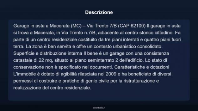 Immobile in asta di 22 m² in vendita a Macerata - Foto 3