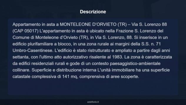 Immobile in asta di 141 m² con più di 5 locali in vendita a Monteleone d'Orvieto - Foto 15