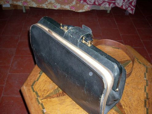 Borsa in pelle nera - Foto 2