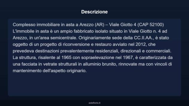 Immobile in asta di 3594 m² in vendita a Arezzo - Foto 4