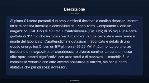 Immobile in asta di 1374 m² con più di 5 locali e box auto in vendita a Camporosso - Foto 6
