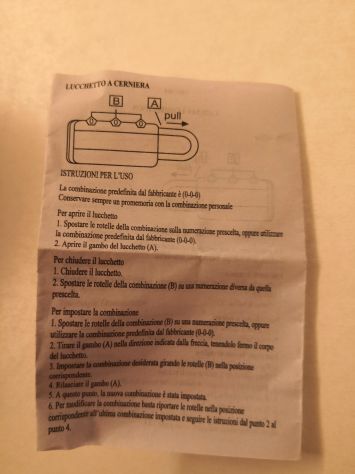 Porta chiavi a lucchetto con codice, marca Ristotec, senza chiave. Anni '80. - Foto 4