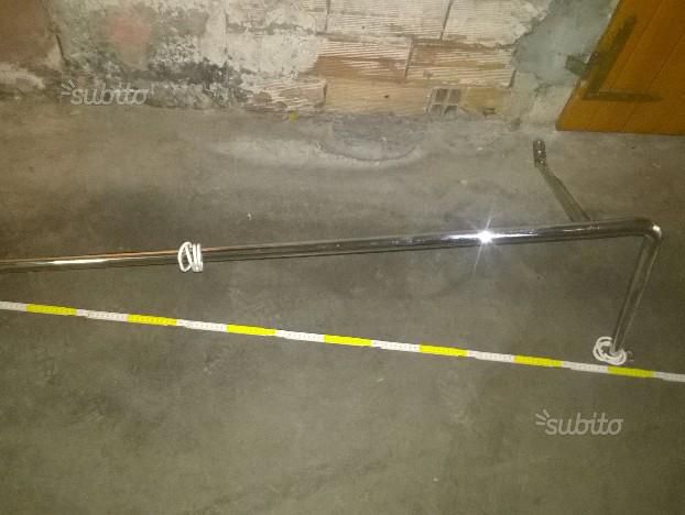 Porta tenda per vasca - inox 155 x 53 struttura - Foto 7