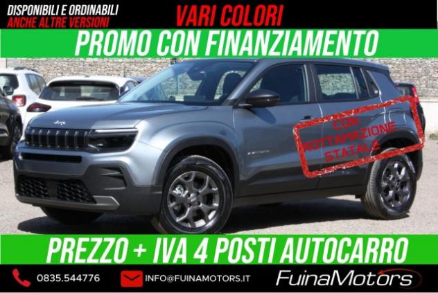 JEEP Avenger 1.2 Turbo 110 CV MHEV Longitude AUTOCARRO rif. 23884032