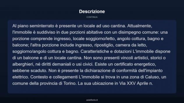 Immobile in asta di 80 m² in vendita a Caluso - Foto 4