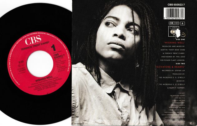 TERENCE TRENT D'ARBY - Wishing Well - '7 / 45 giri 1987 CBS - Foto 2