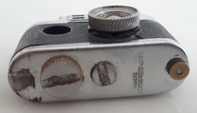 Accendino a benzina, Made Occupied Japan, Miniatura Fotocamera Tasca 1940. - Foto 6