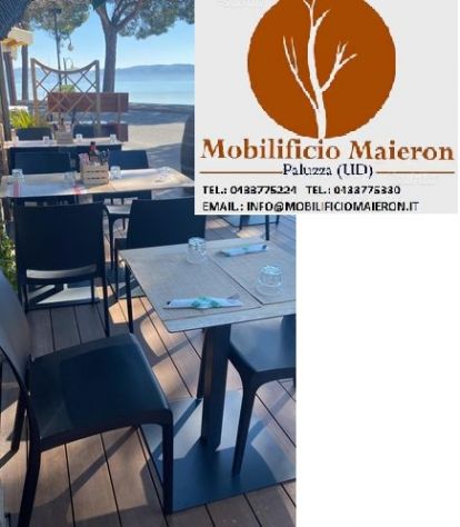 Tavoli e Sedie Pavia Per Ristorante Bar Pizzeria nuovi affare Stile Industrial - Foto 7