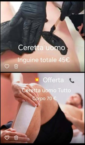 ESTETISTE Cerette UOMO tut Corpo 70è..VARI Massag,Tantra e BODY integrali .BG - Foto 5 Tel:3478168416
