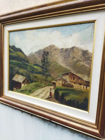 Olio su tavoletta pittore E. Moro - Foto 2