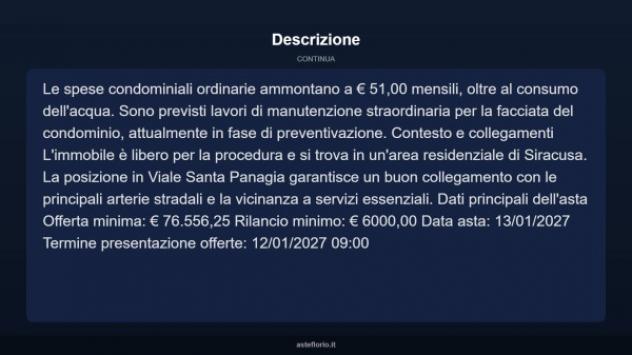 Immobile in asta di 140 m² in vendita a Siracusa - Foto 16