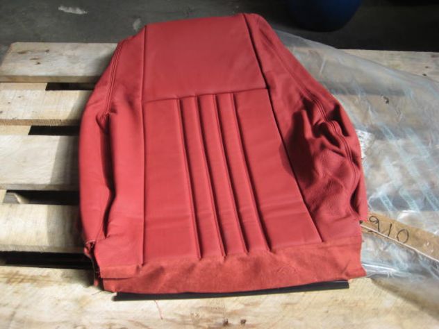 RIVESTIMENTO SPALLIERA ANTERIORE DESTRA PELLE ROSSO ALFA 147