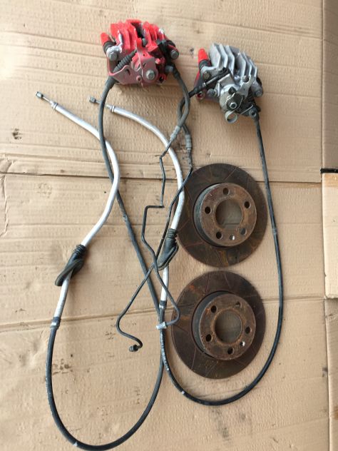 Coppia Pinze Freni complete e Dischi Baffati SEAT IBIZA FR IV 4 Serie 2012